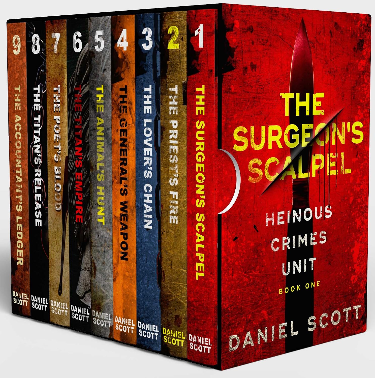 Heinous Crimes Unit complete nine-book boxed set.